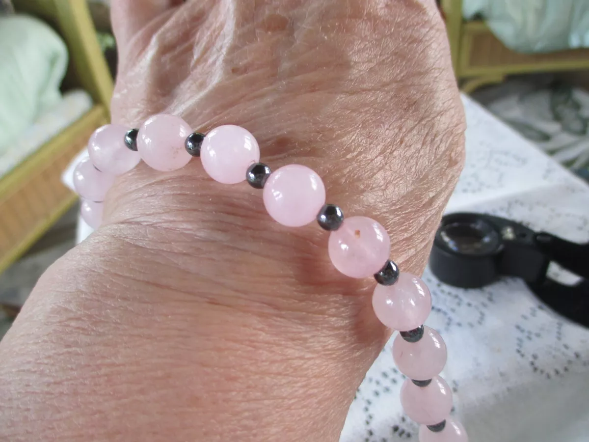 Rose quartz 2024 and hematite