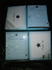 Baby Boy Announcement and Thank You Note Sets