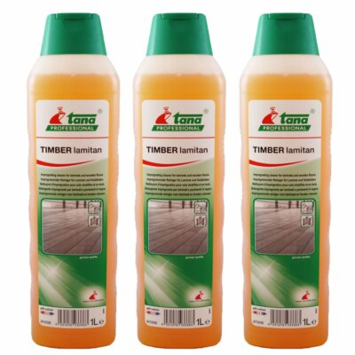Tana Timber Lamitan 3 x 1 Liter Imprägnierender Reiniger Laminat Hartboden Set