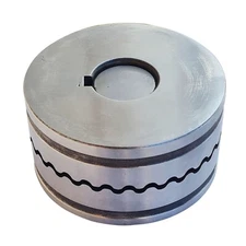 Jewelry Bangle Dapping Die 30 Wavy Scallop Pattern - SALE