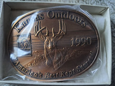 Kansas Wildlife  Parks Collectable Belt Buckle
