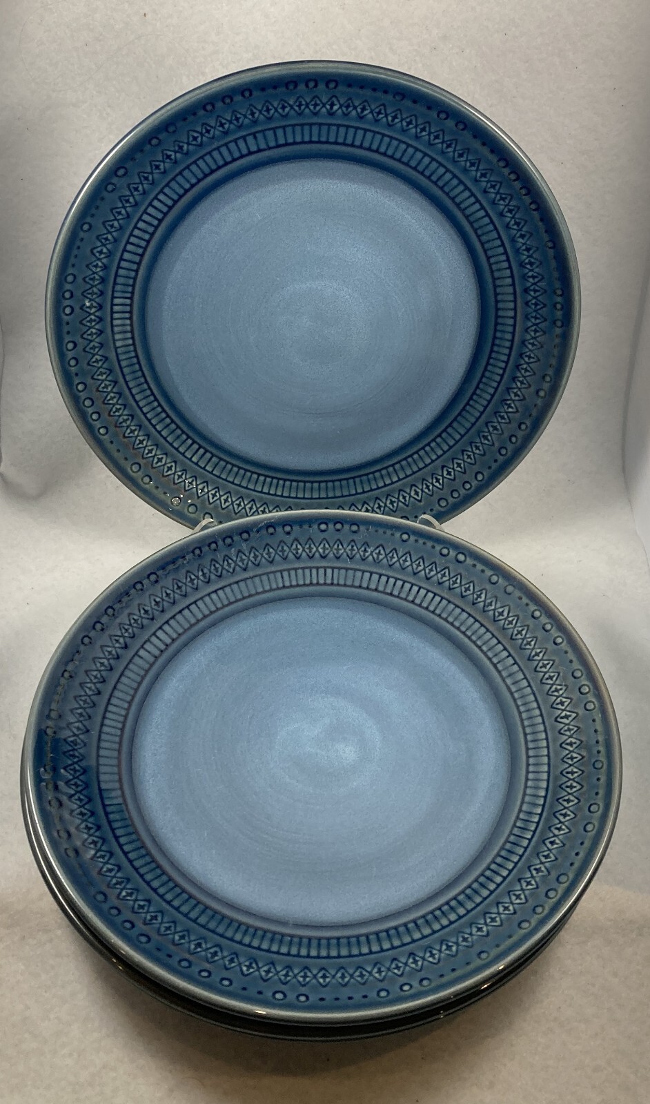 Thresold Kingsland Stoneware Dinner Plates 10.6in Discontinued Set of 4