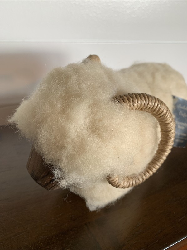 Castleton Crafts Original Scottish Black Face Sheep Wool Wooly Scotland Vtg