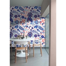 Panama Colorful Modern Pattern removable wallpaper Wall Mural Decal