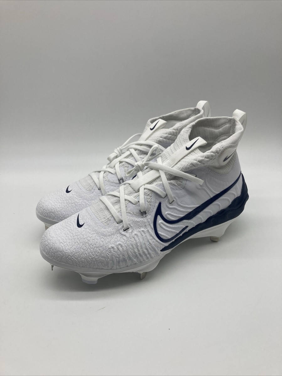 Nike Alpha Huarache NXT Baseball Cleats White Navy DJ6517-103