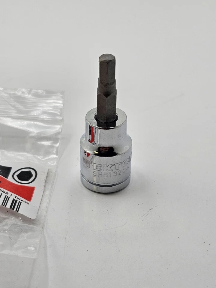 ( QTY 12 ) TEKTON Hex Bit Socket Standard 3/8" Drive x 5 MM SHB13204 - Image 4 of 4