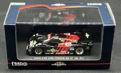 エブロ TAISAN STAR CARD ポルシェ962 GT 1994 黒 Ebbro 1/43 Porsche