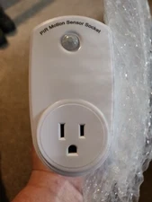 4x White Motion Sensor Switch Copper American Standard Plug  Electrician