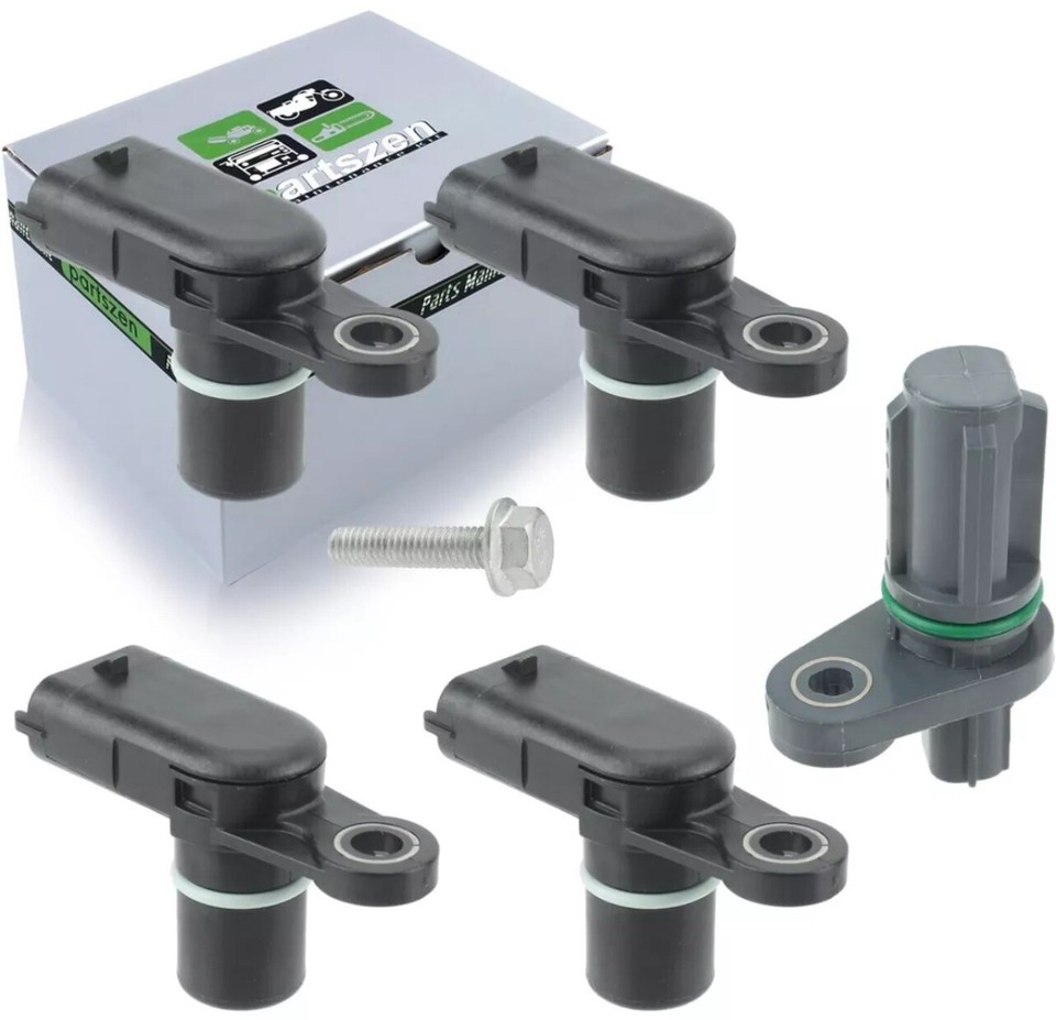 4x Camshaft & 1x Crankshaft Position Sensor for Chevy Cadillac Saturn