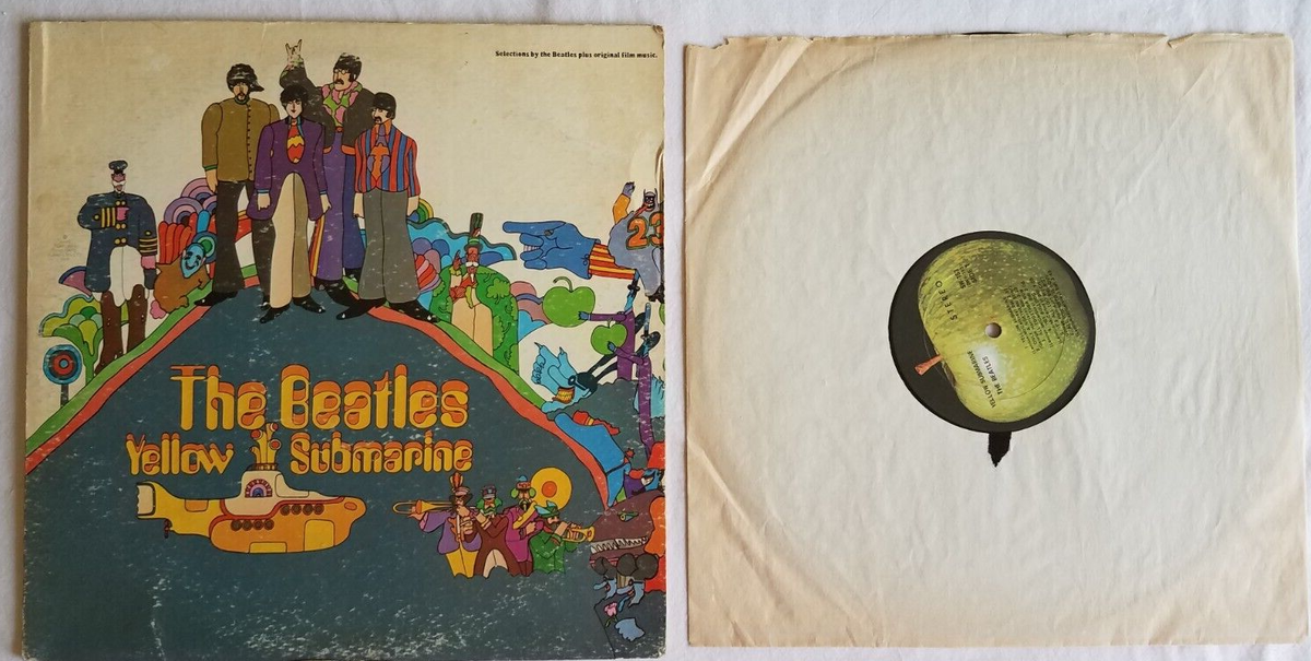 vintage 1968 The Beatles - Yellow Submarine Vinyl LP | eBay
