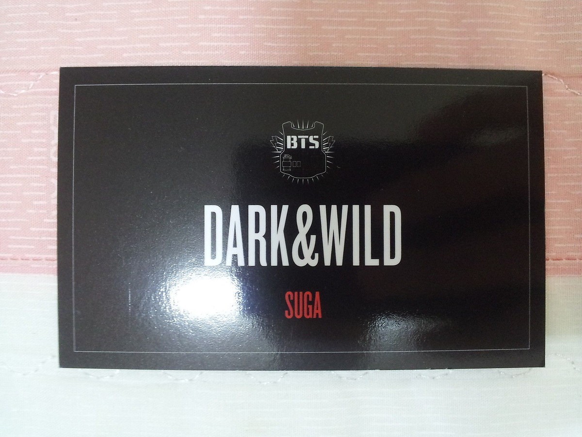 BTS 防弾少年団　CD　アルバム 購入特典 DARK＆WILD ポストカード BTS - DARK & WILD (ALBUM+DVD)(Japan Version) [+BTS poster