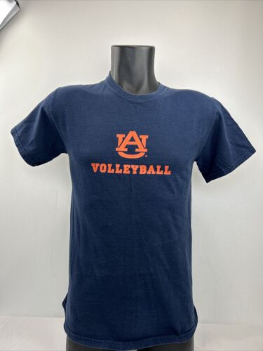 Auburn Tigers Volleyball T Shirt Small Blue ASICS - Picture 1 of 7