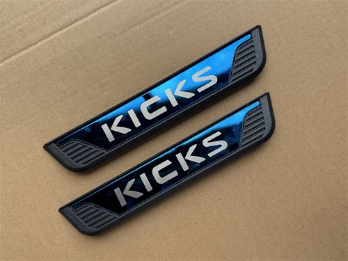 For Nissan Kicks Accessories Car Door Scuff Sill Cover Panel Step Protector Trim - Picture 43 of 92
