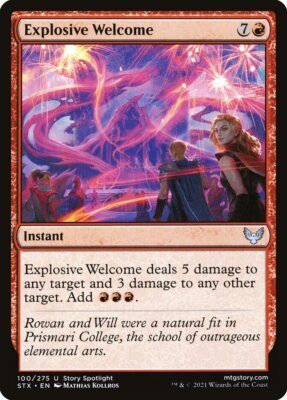 Explosive Welcome | #100 | STX | MTG | Regular | LP