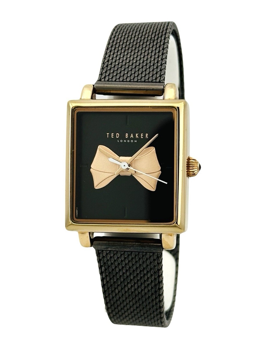 Ted Baker Women's TE50516006 Bow Tie Pattern Dial Rose Gold Case