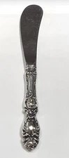  Butter Spreader Sterling Silver Handle Stainless Steel Blade Lucerne By Wallace