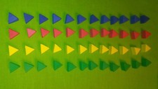 foam triangular prisms math manipulative patterns sorting HomeSchool Pre-Sch-1gr