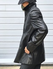 Costume National Coats, Jackets & Vests Leather Outer Shell for