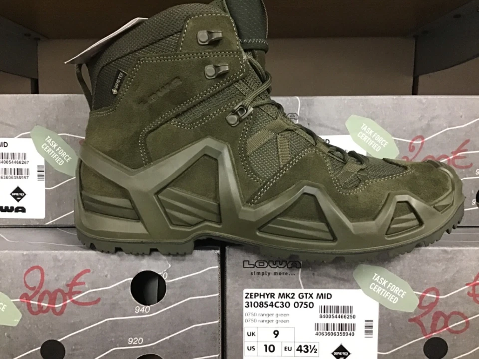 Lowa Zephyr MK2 Green Tf GTX Gore-tex Chaussures Homme, Vert - Photo 1/1