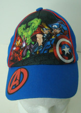 Marvel Avengers XS/S The Childrens Place Hat Cap Blue 6-24M 