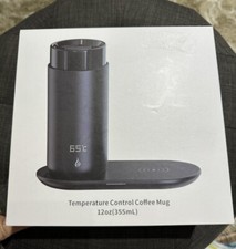 Temperature Control Heated Coffee Mug Self Heating App  12 Oz W/ Phone Charger