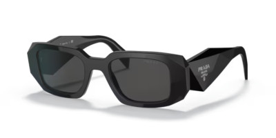 PRADA 17WS SYMBOL SUNGLASSES - 1AB5S0 - Black Gauge 49