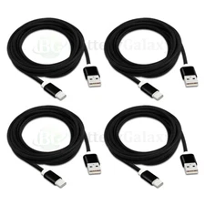 4 USB Type-C 10FT Braided Cable for Phone Samsung Galaxy S20/S20+ Plus/S20 Ultra
