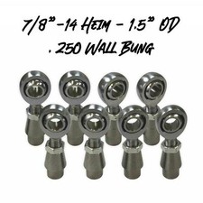 78 Chromoly Heim Joint 1.5 Od .250 Wall Bung 4 Link Rod End Fabrication Kit