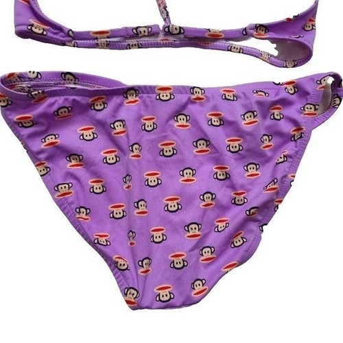 Vintage Paul Frank Womens Bikini, Julius, Purple, Bathing Suit, Medium - Picture 5 of 6