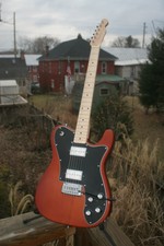 Sx Furrian Mn Red Telecaster Guitar - Upraded Pickups + All Parts Neck + Gig Bag