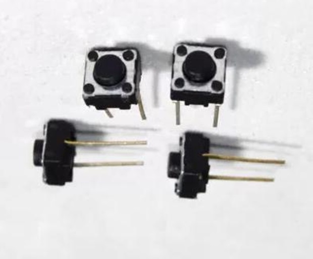 Photo 1 - 6 * 6 * 5 mm bouton poussoir à 2 pins (broches) , push button switch. .C43.4