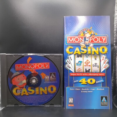 Monopoly Casino (Windows PC, 1999) With Manual | No Cover Art Hasbro W/Manual 