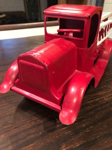 antique toy fire truck