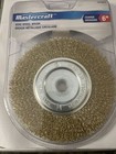 Master Craft 6 In. Coarse Bench Grinder Wire Wheel