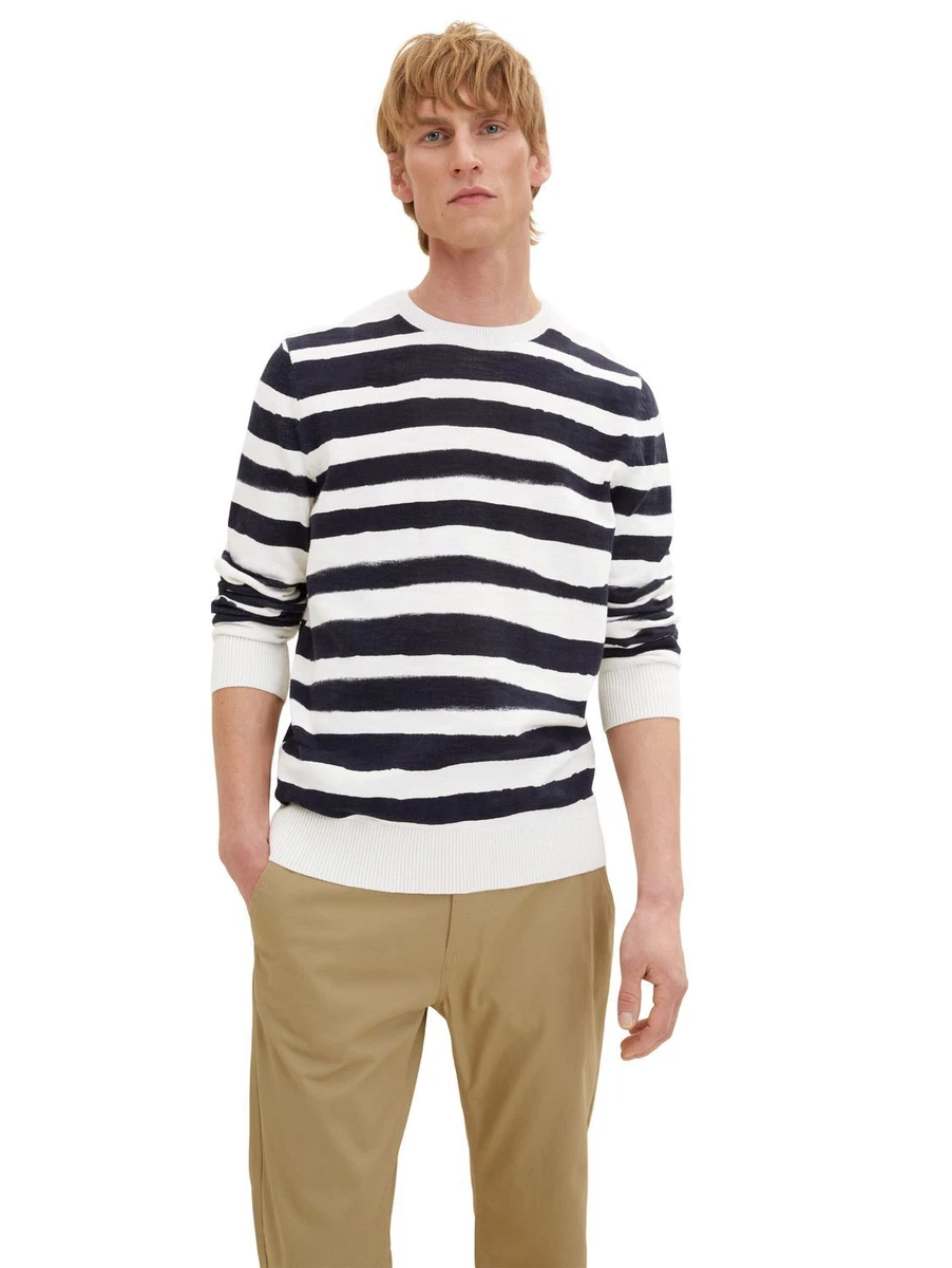 STONE ISLAND Maglione girocollo nero in cotone biologico a punto micro L1S155100023-S01B2