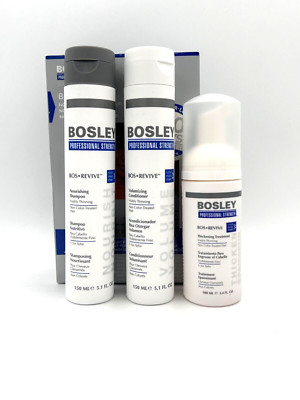 New Bosley MD BOS Revive Kit  for Visibly Thinning Non Color-Treated Hair