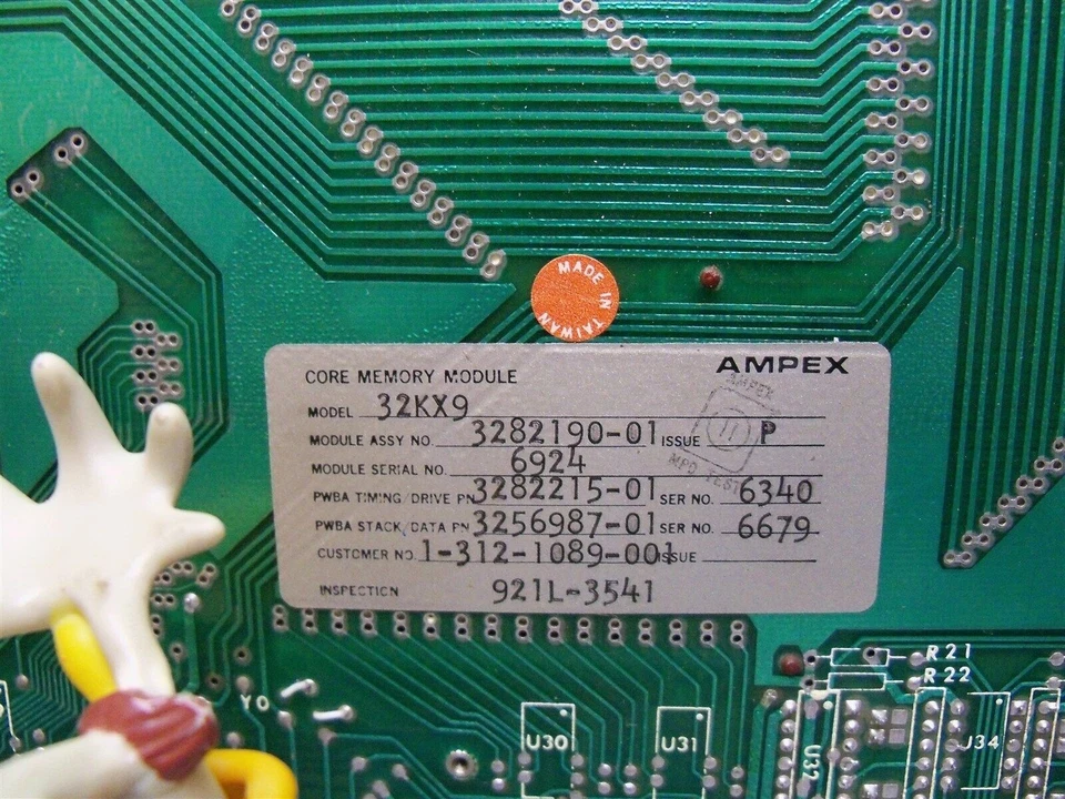 Cincinnati Milacron Ampex 32KX9 Core Memory Module 3282190-01 - Image 2 of 4