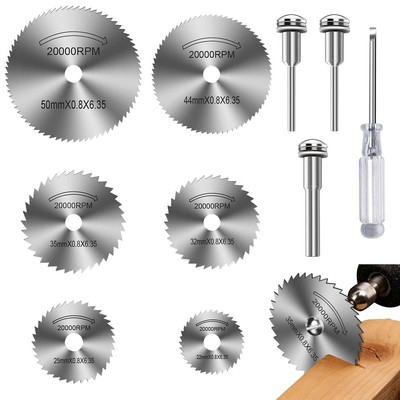 Drill Saw Blades for Dremel Rotary Tool 6Pcs HSS Saw Disc Wheel Cutting Blade...