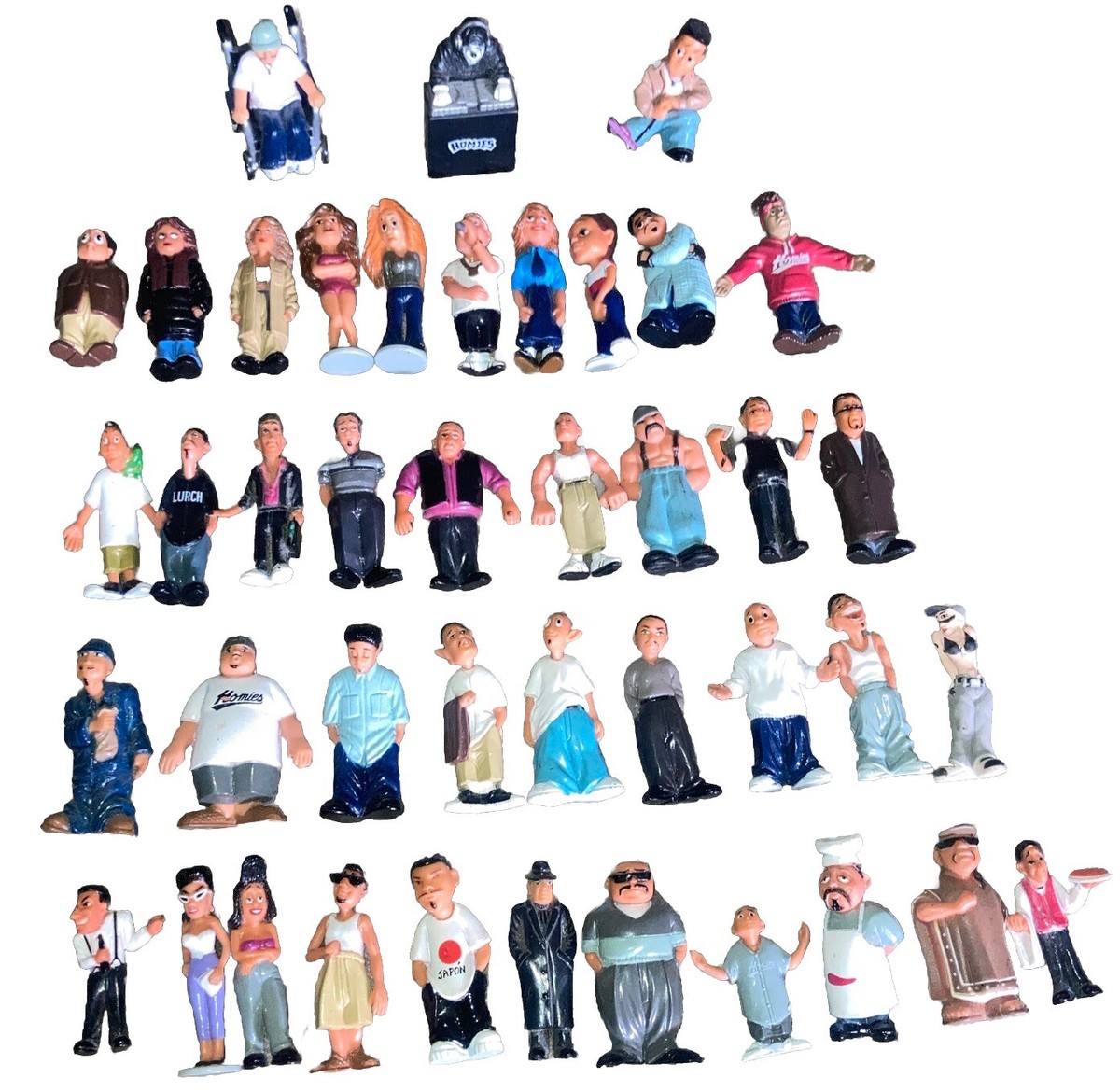 HOMIES Figure Lot (42) Little Collectible Chicano Mexican American