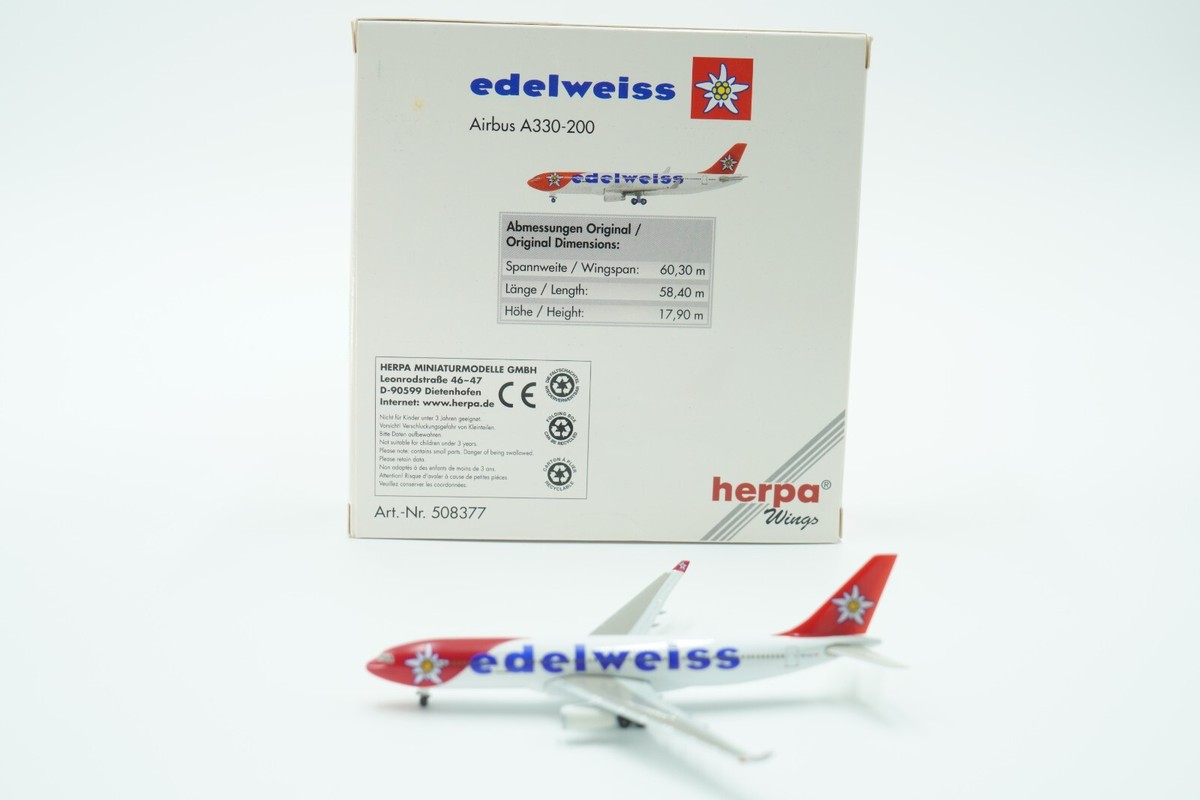 Herpa 1:500 Airbus 320 Edelweiss (Gebraucht) in Zuchwil für CHF 22 - mit Lieferung auf