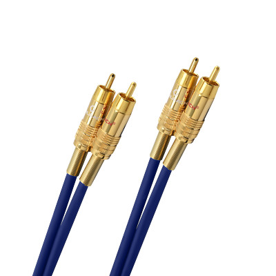 OEHLBACH NF 1 Master Set Stereo Audio Cinchkabel (2x Cinch/2x Cinch) blau 0,50m 