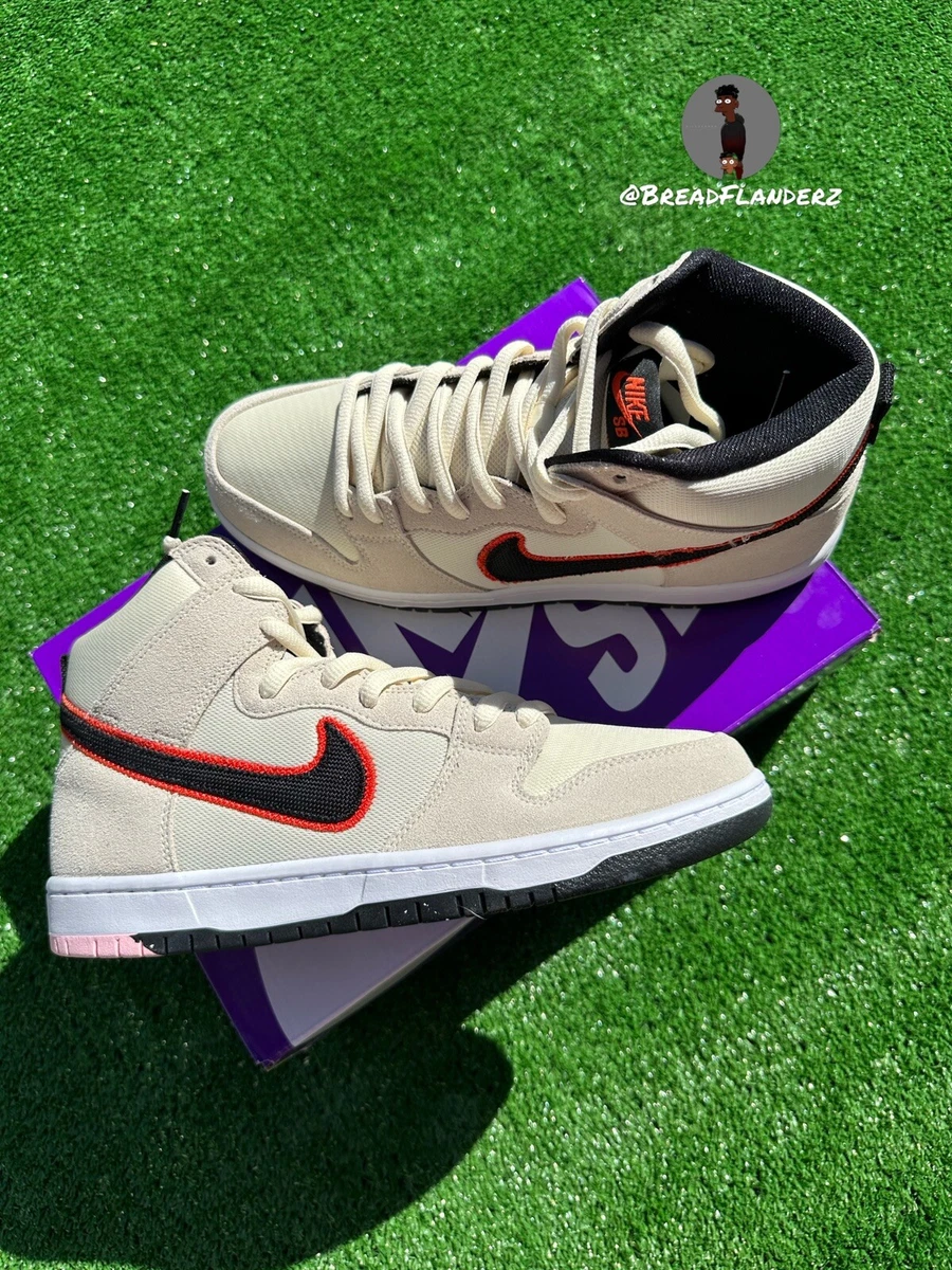 Nike SB Dunk High San Francisco Giants Coconut Milk Size 9.5M/11W DO9394-100