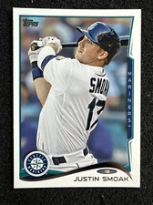 JUSTIN SMOAK #213 2014 Topps Baseball QTY Seattle Mariners