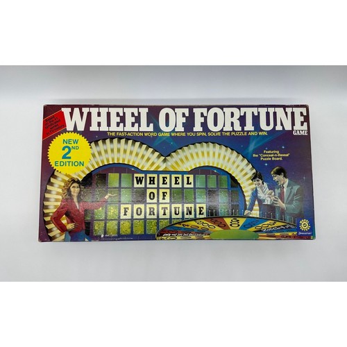 Vintage Wheel of Fortune Board Game 1985 Pressman Family Fun Night New