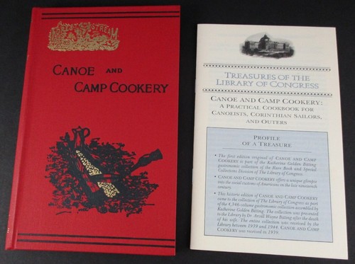 Canoe and Camp Cookery: A Practical Cook Book EASTON PRESS Edition NEW 22kt gold - Picture 3 of 3