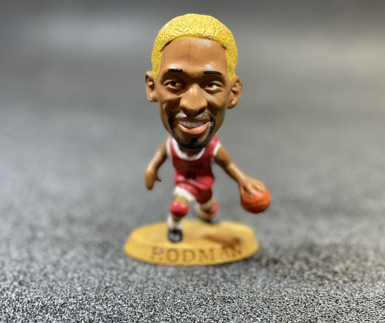 1996 Dennis Rodman Chicago Bulls Corinthian Headliners NBA Basketball Head Toy
