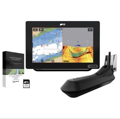 Raymarine Axiom+ 12 RV Bundle RV-100 Transducer LightHouse NA Maps E70639-03-102