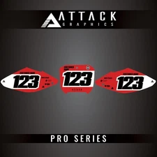 Attack Graphics Pro Series Number Plate Backgrounds For Honda CR125R 2003