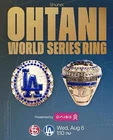 Shohei Ohtani World Series 2024 Replica Ring Dodgers SGA 8/6/25 NEW