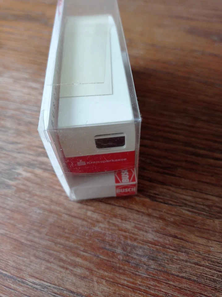 Modellauto 1:87, Fa. Busch, Mobile Sparkasse, Mod. neu in OVP - Bild 3 von 4